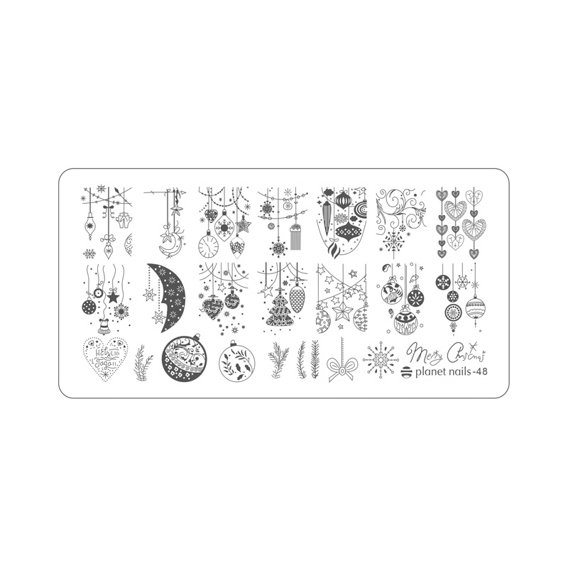 картинка Пластина для стемпинга Stamping Nail Art  Planet Nails №48 от магазина Каприз
